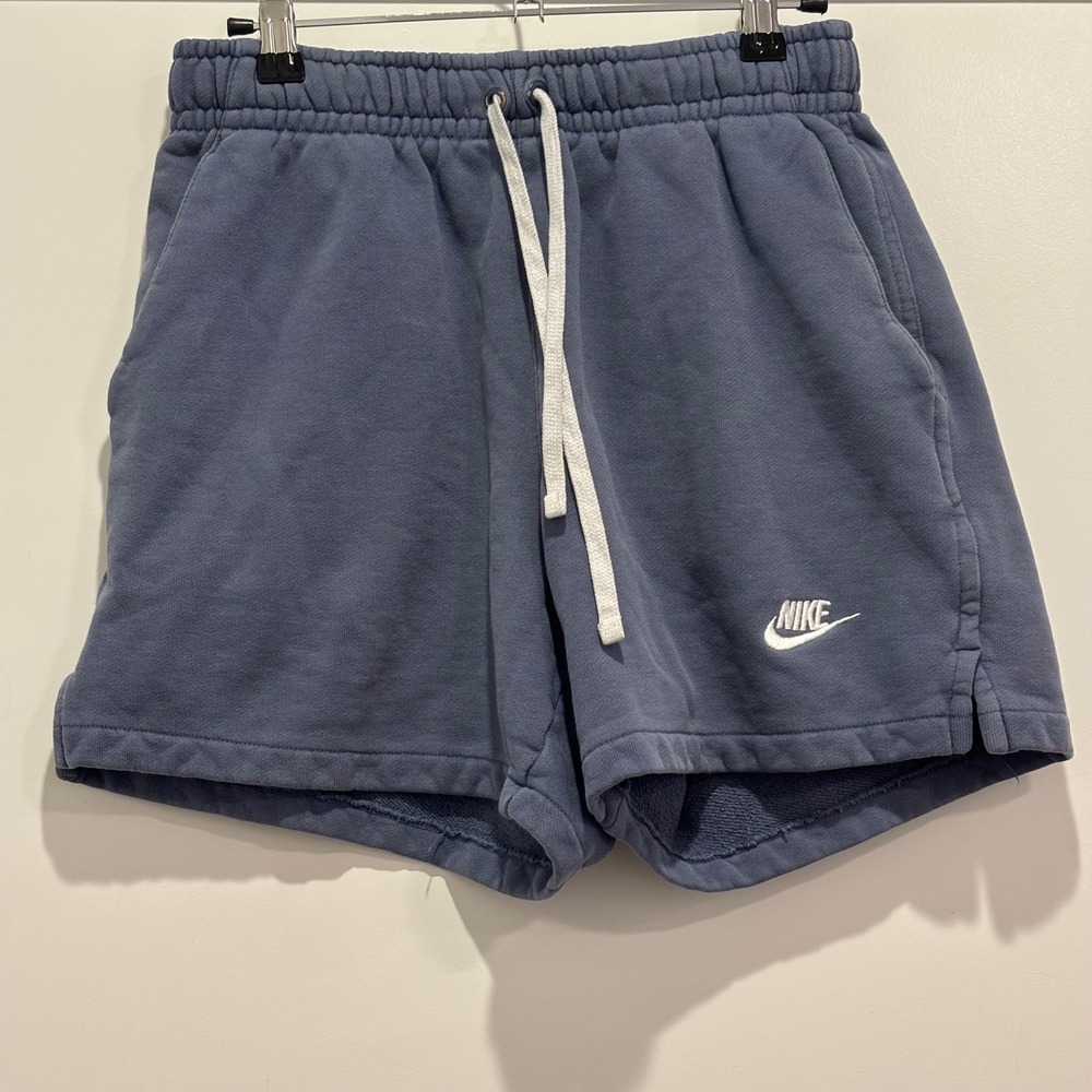 Nike Mens Sportswear French Terry Shorts Blue Small AR2375-491